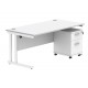 Core Desk With Underdesk Pedestal